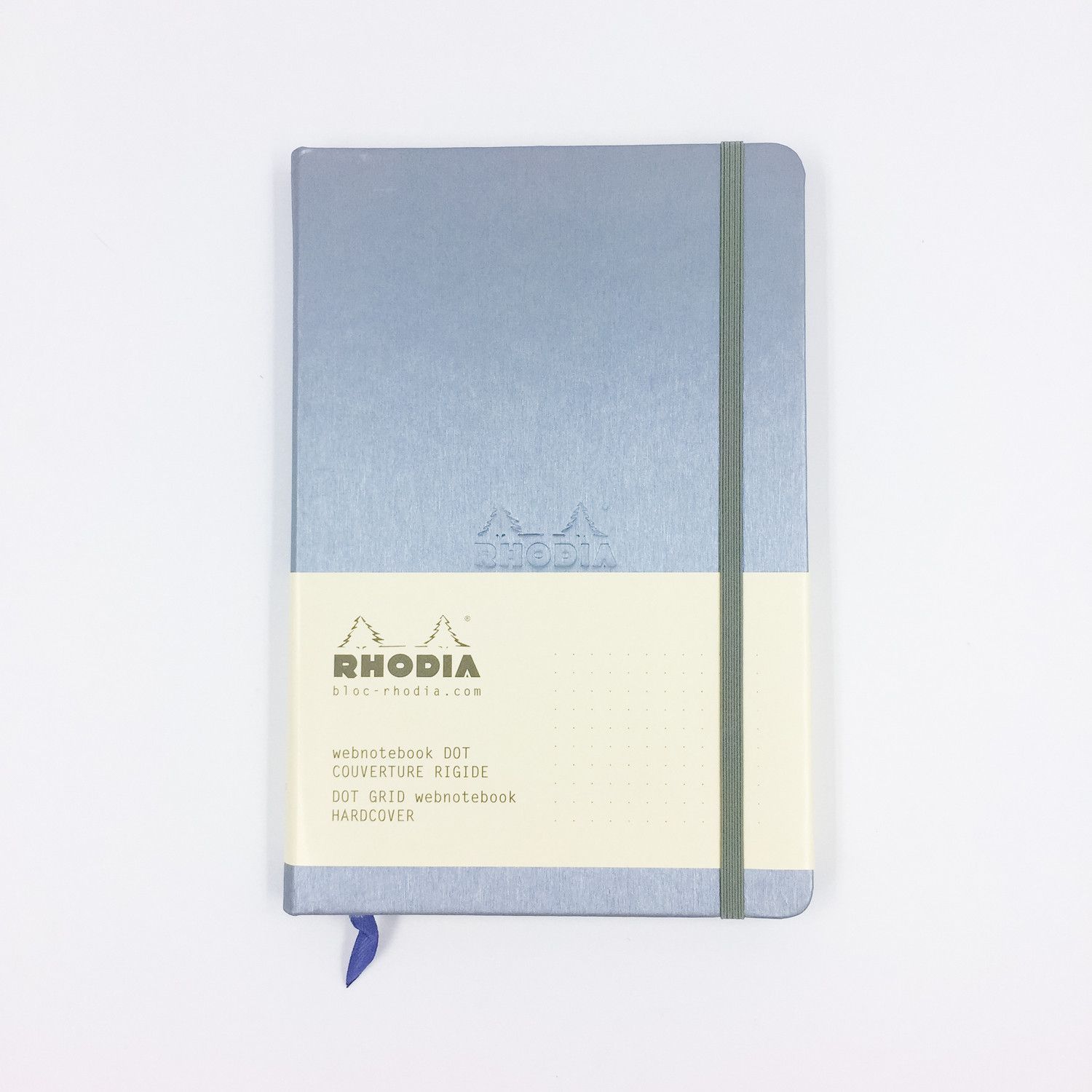 Rhodia Webnotebook, carnet pointillés, couverture rigide