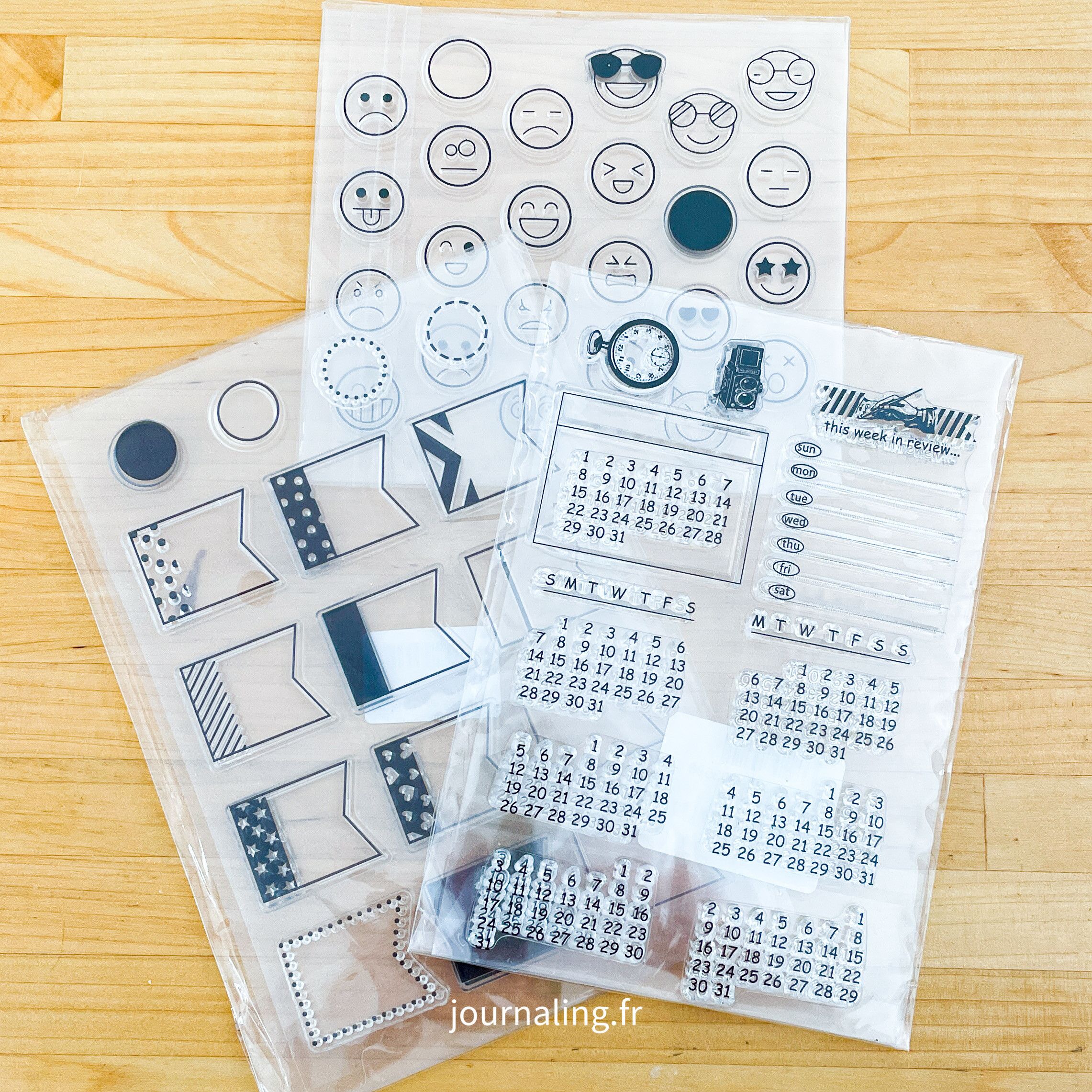 Lot clear stamps Bullet Journal
