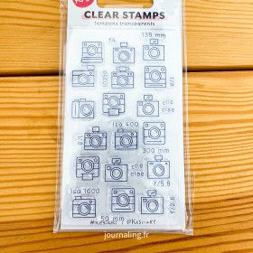 Tampons appareils photo clear stamps