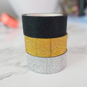 Washi tape 3 couleurs Glitter !