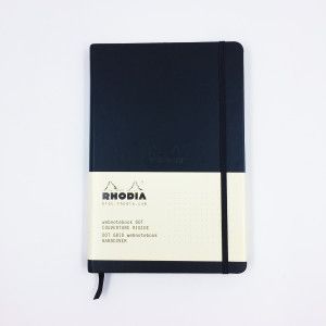 Rhodia Webnotebook, carnet pointillés, couverture rigide