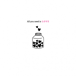 All you need is love - Printable gratuit