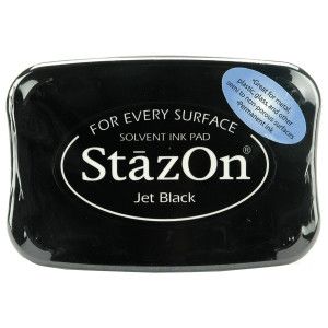 Encreur Stazon Noir pour tampons