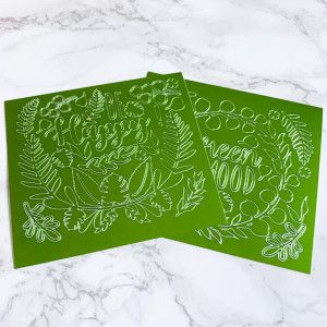 Stickers peel off vert green écolo