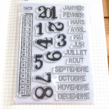 clear stamps mois années