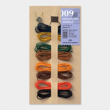 Traveler's Notebook 009 - Repair Kit, 8 élastiques