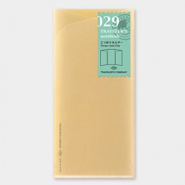 Recharge Traveler's Notebook 029 (pochette pour feuille A4)