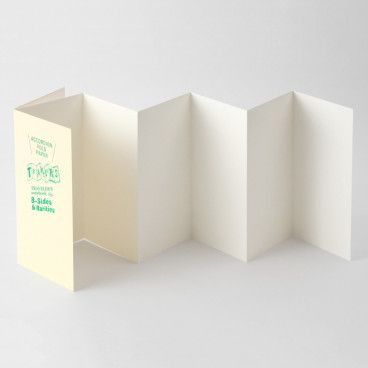 TRAVELER'S notebook recharge accordéon, papier plié *** Edition limitée