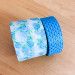 Washi Tape 10 mètres. Collection Fleur Bleue