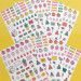 500 stickers kawaï pour bujo